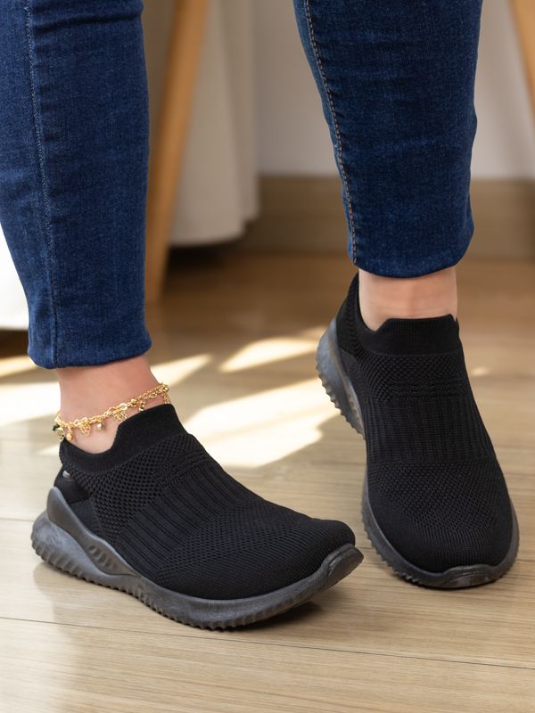 Tenis deportivos sin cordones para mujer F51A