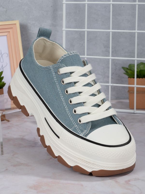 Tenis Platform style Fabric BR301W