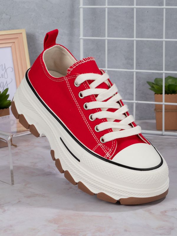 Tenis Platform style Fabric BR301W