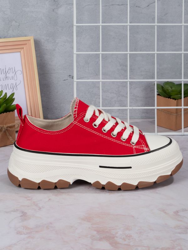 Tenis Platform style Fabric BR301W