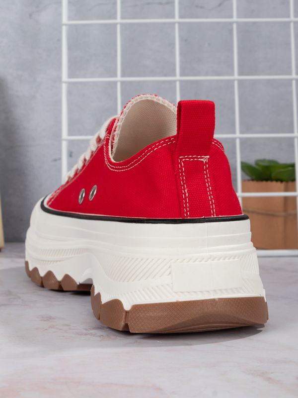 Tenis Platform style Fabric BR301W