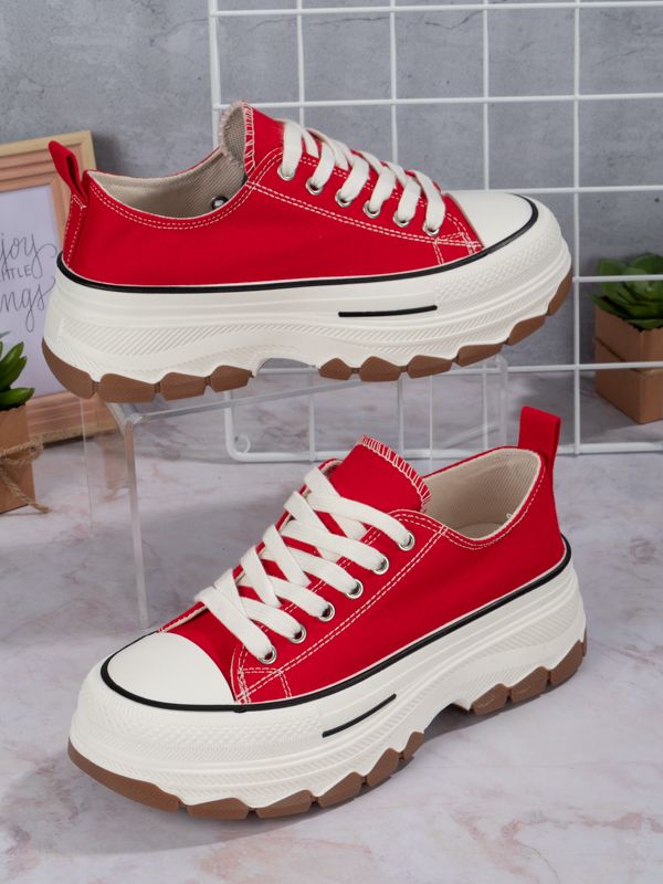 Tenis Platform style Fabric BR301W