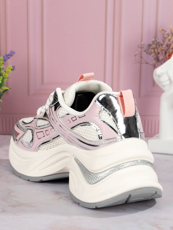 Tenis Fashion Silver Sportive K06W