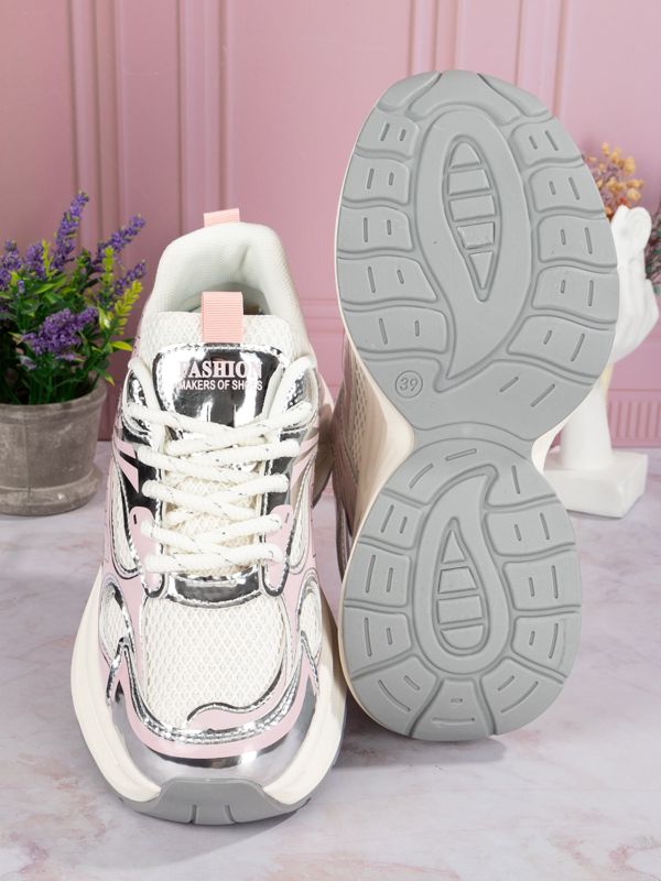 Tenis Fashion Silver Sportive K06W
