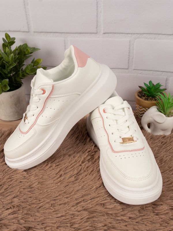 Tenis de Mujer estilo Retro con Plataforma MQ11