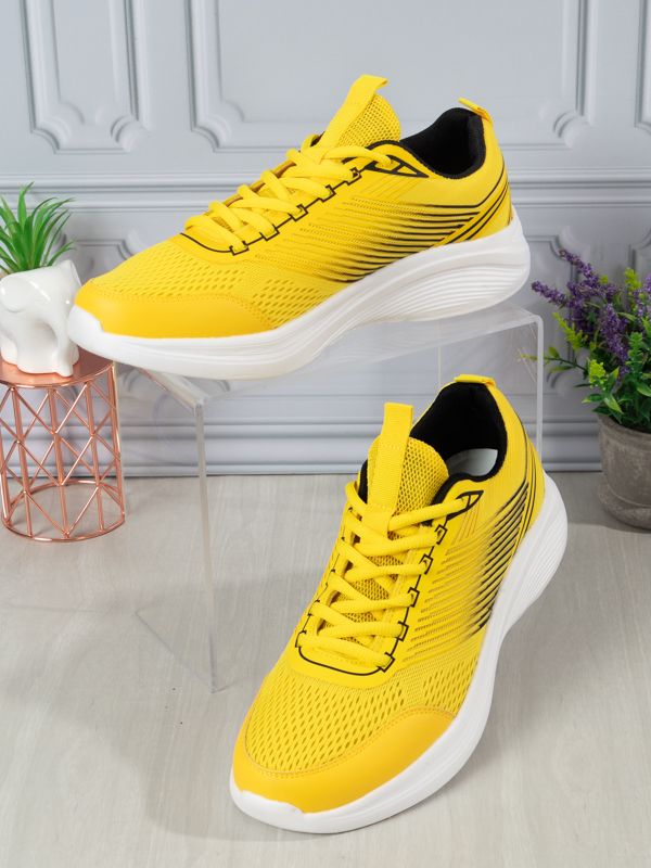Tenis Lines Pattern Runner Style E2001W
