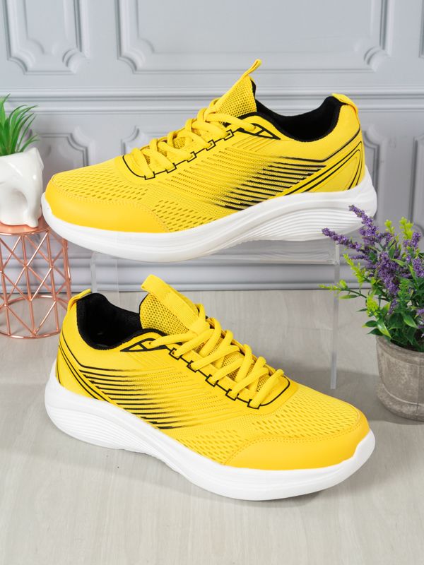 Tenis Lines Pattern Runner Style E2001W