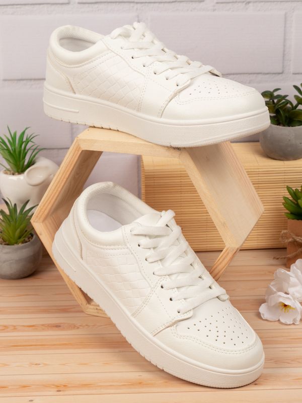 Zapatilla estilo Retro Textured Wall PU17