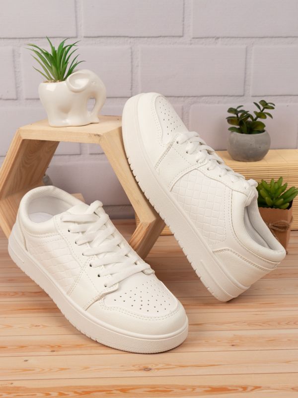 Zapatilla estilo Retro Textured Wall PU17