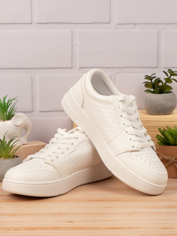 Zapatilla estilo Retro Textured Wall PU17