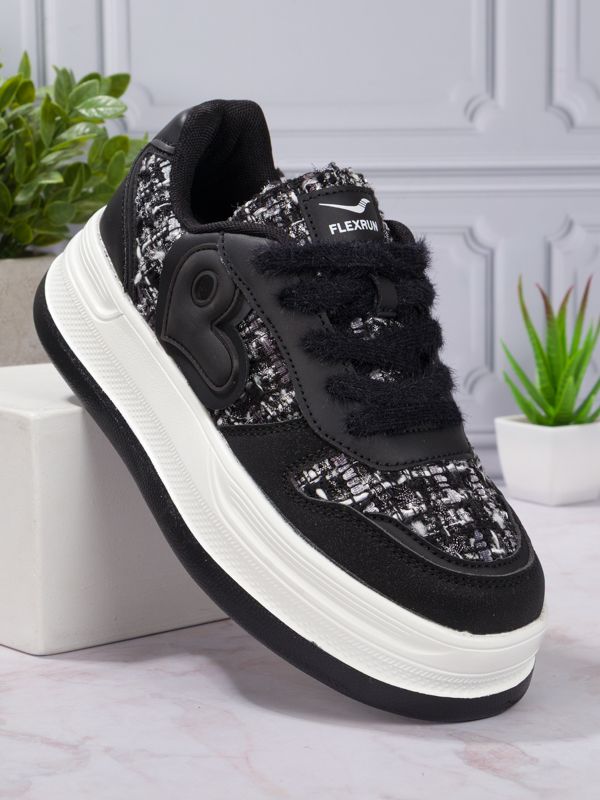 Zapatillas Plush Heart Urban Flat D12SW