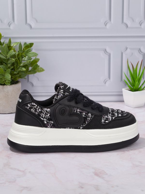 Zapatillas Plush Heart Urban Flat D12SW
