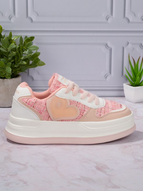 Zapatillas Plush Heart Urban Flat D12SW
