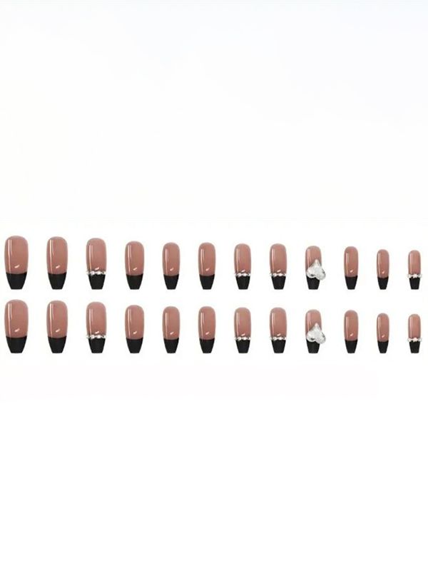 Uñas Artificiales Reutilizables Adornos Corazones Z193