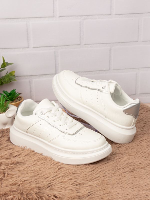 Tenis de Mujer estilo Retro con Plataforma MQ11