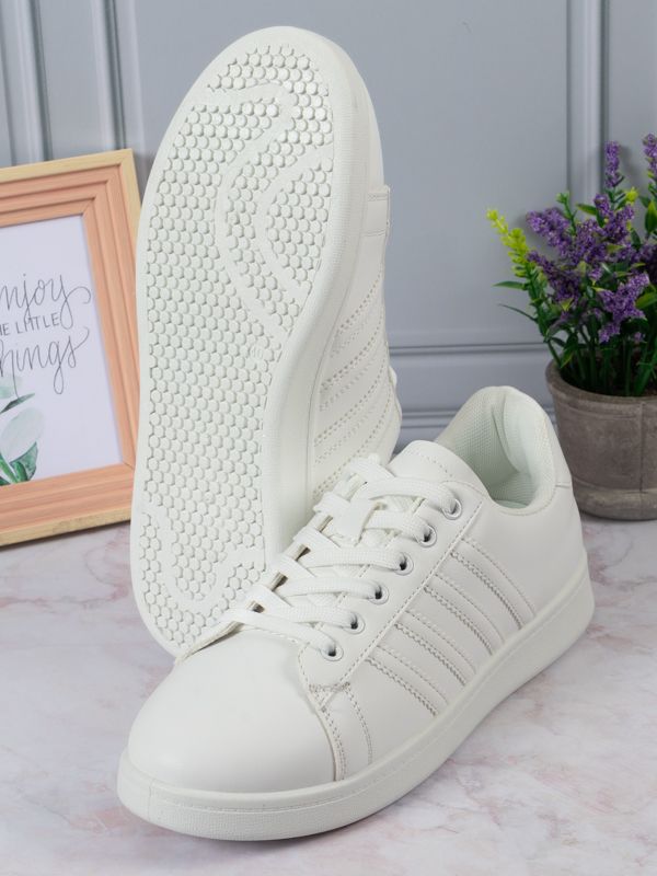 Zapatillas urbanas blancas deals