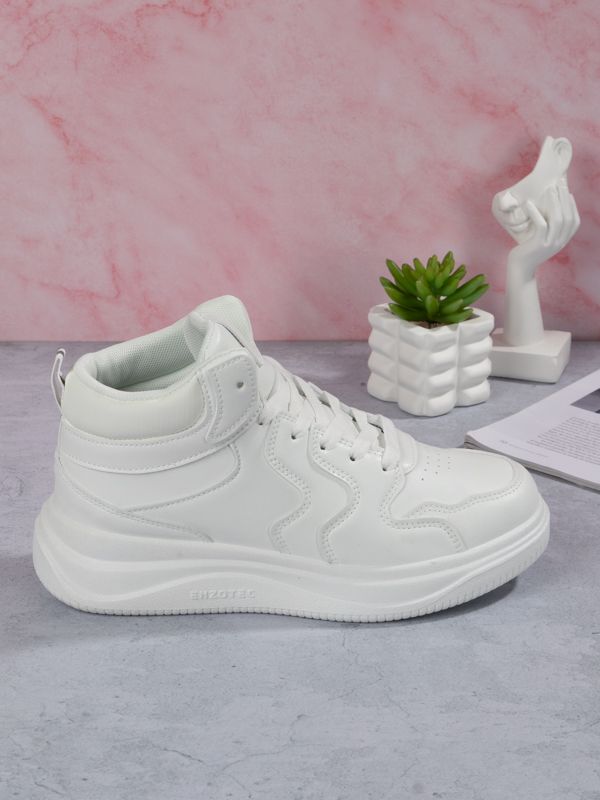 Zapatilla tipo baloncesto para mujer PU28AW