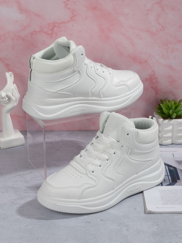 Zapatilla tipo baloncesto para mujer PU28AW