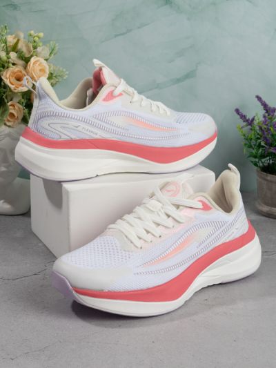 Tenis Soft Runner White-Pink D036W