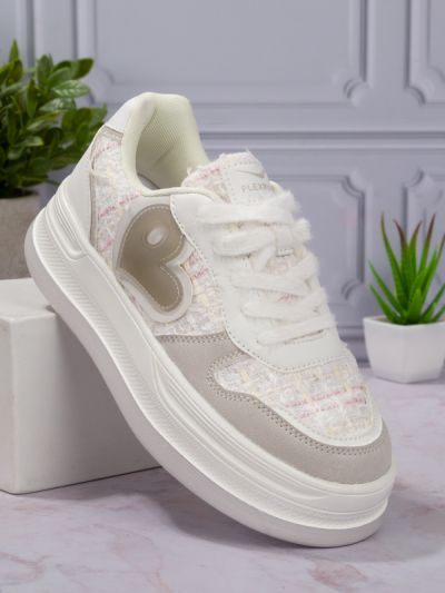 Zapatillas Plush Heart Urban Flat D12SW