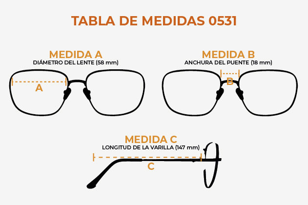 Tabla Medidas Gafas